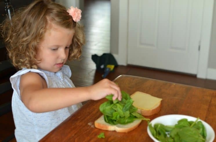 Grilled Cheese Wafflewich. First kitchen skills for kids- The waffle iron!